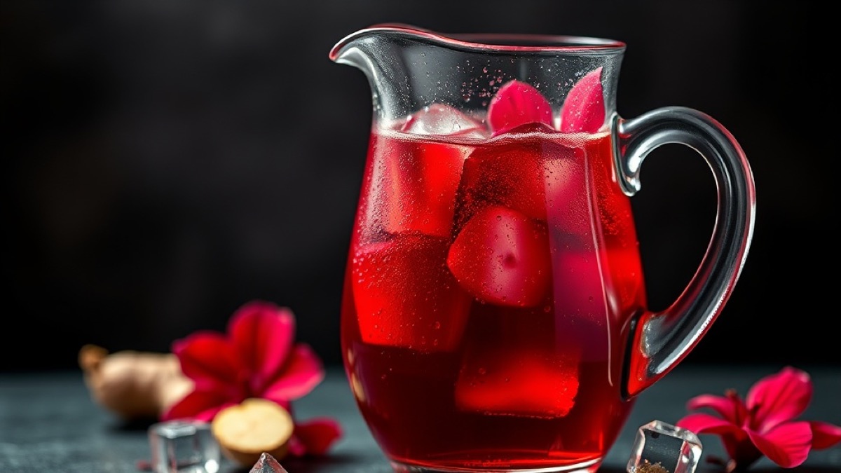 Nigerian Zobo Hibiscus Drink