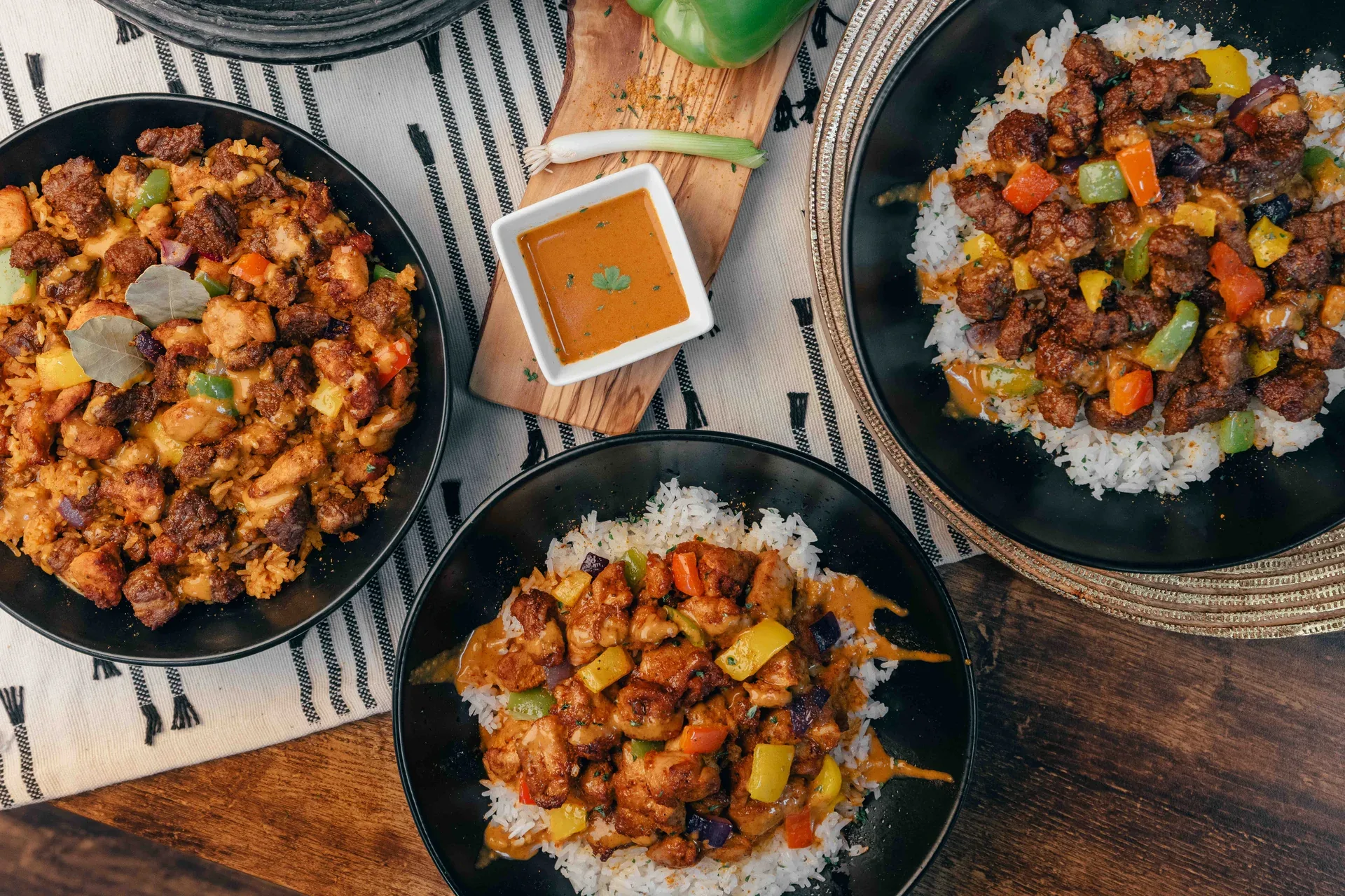 Chinese-style fried rice, ramen and Asian fusion bowls